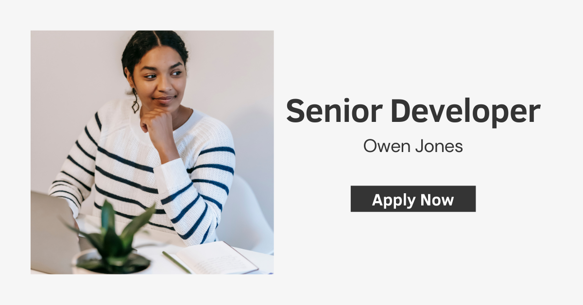 Senior Developer Position at Owen Jones