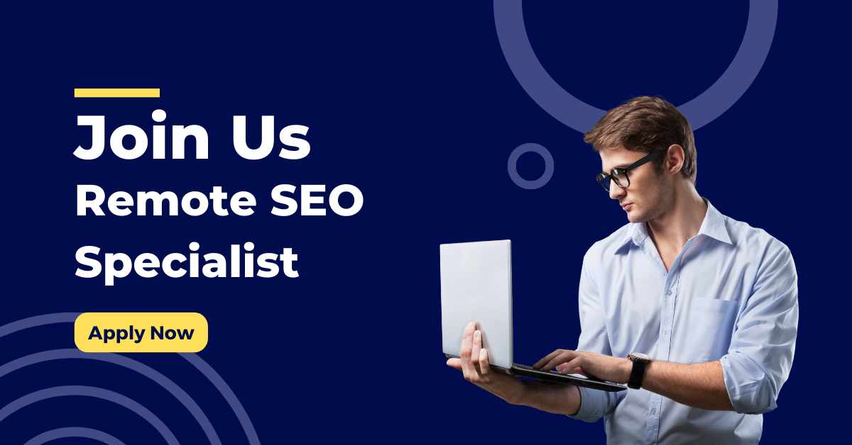 Join Us as a Remote SEO Specialist/Social Media Marketer - Full-Time Opportunity